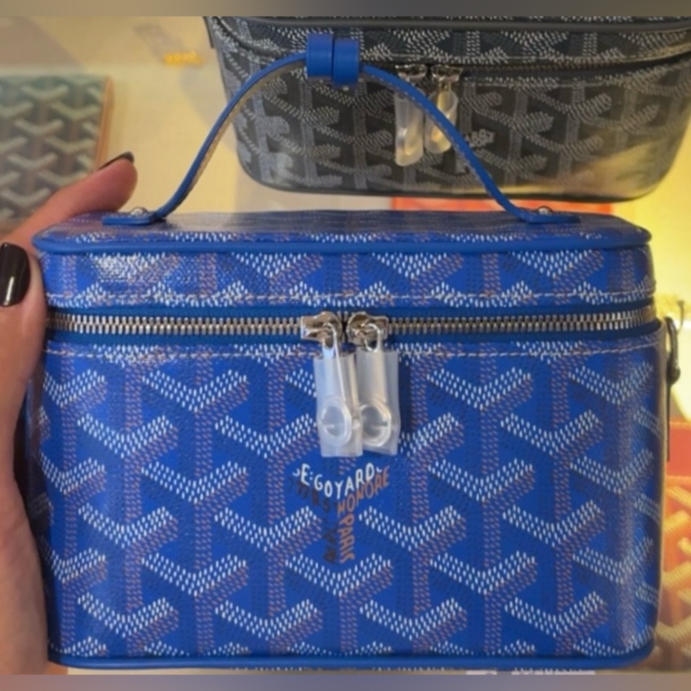 NWT Goyard Muse Mini Vanity Bag - Blue - Picture 2 of 4